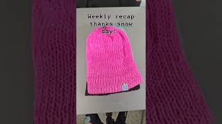 Weekly Knitting Beanie Recap  January 15th  21st 2024 knitting sentro hats yarn olivertree [upl. by Aletta]