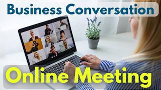 Online Business Meeting Conversations in 70 minutes  Business English Learning [upl. by Acirret441]