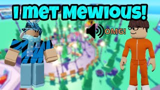 I Met MEWIOUS In Pls Donate  Roblox [upl. by Elfrida]