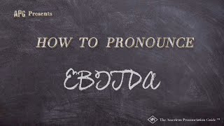 How to Pronounce EBITDA Real Life Examples [upl. by Kayne]