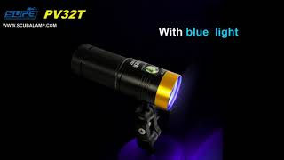 Scubalamp PV32T LED Photo Video Light  3000 Lumens [upl. by Rainah]