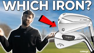 Callaway Rogue ST Pro vs TaylorMade P790 Irons  Which Irons Are Right For YOU [upl. by Llerdnam]