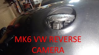 How to Add a Reverse Camera to your MK6 Volkswagen [upl. by Ahsha]