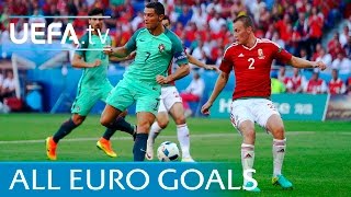 All 108 UEFA EURO 2016 goals Watch every one [upl. by Aynnat94]