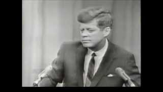 October 31 1963  President John F Kennedy answers question regarding a new term as President [upl. by Nahtonoj780]