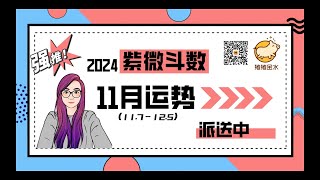 紫微斗数2024年11月运势分析🐮钮羊羊姐姐专栏🐑 [upl. by Ingvar]