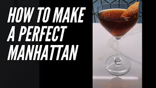 Perfect Manhattan How to Make this Classic Cocktail [upl. by Oirramaj993]