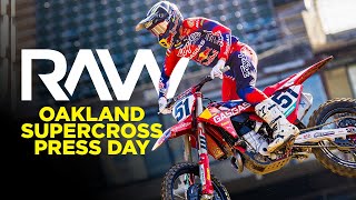 Oakland Supercross Press Day RAW [upl. by Wilkins122]