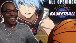 Kuroko no Basket All Openings 17 Reaction [upl. by Carolan]