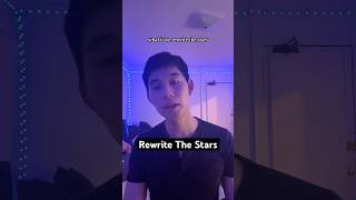 Rewrite the stars from the greatest showman singer singing cover [upl. by Noletta]