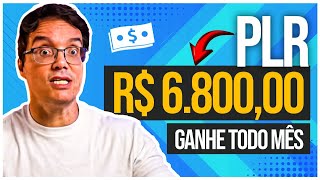 COMO LUCRAR R6800 TODO MÊS NA INTERNET COM PLR [upl. by Ahsot882]