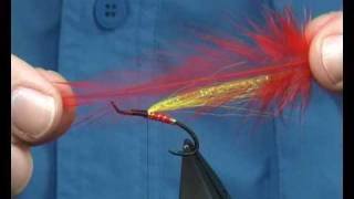 Tying the Comally Flamethrower  Salmon Fly by Davie McPhail [upl. by Vacla113]