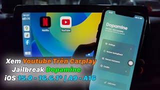 Xem Youtube Trên Carplay iPhone 6S đến 14 Pro Max  iOS 150  1661  A9  A16 [upl. by Lamiv]