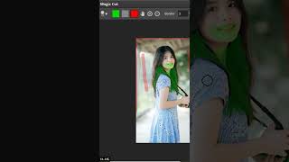 Photopea  Remove Background using Magic Cut photopea photoediting tutorial photoshop [upl. by Atteval]