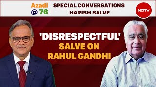 Harish Salve On Rahul Gandhis Modi Surname Remarks quotHighly Disrespectfulquot  EXCLUSIVE [upl. by Greenstein]