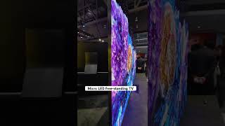 Huge Micro LED TV  CES 2024 [upl. by Ayouqat955]