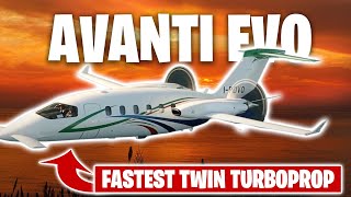 Inside 77 Million Piaggio P180 Avanti Evo  The Fastest Twin Turboprop [upl. by Natalie]