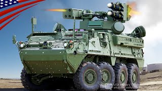 US New Air Defense Vehicle quotStryker A1 IMSHORADquot [upl. by Delahk426]