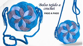 ❤ HERMOSO❤ monedero bolso tejido a CROCHET paso a paso  cartera tejida a crochet [upl. by Ablem78]