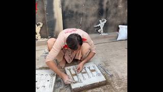 Sand Casting a MultiSize CombinationSpanner with Hex Head and Screw Wrench Metalworking Mastery [upl. by Osnola]