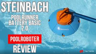 Steinbach Poolrunner Battery Basic 20 – Der ideale Poolroboter für kleine Pools [upl. by Fotzsyzrk817]