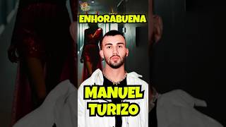 Enhorabuena  MTZ Manuel Turizo Letra  Lyrics shorts [upl. by Hanauq]