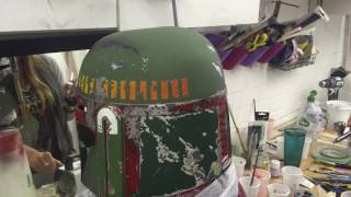 Boba Fett Helmet Painting Part 3 [upl. by Aissej]