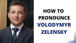 How To Pronounce VOLODYMYR ZELENSKY In English  VOLODYMYR ZELENSKY Pronunciation [upl. by Kola]