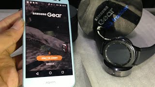 Cara Pair Smartwatch Samsung Gear S3 Frontier dengan HP lain  sharp SHV35 [upl. by Aenyl]