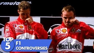 Top 5 F1 Controversies [upl. by Santini]