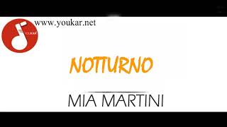 KARAOKE MIA MARTINI NOTTURNO BASE youkarnet [upl. by Ramuk]