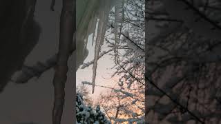 ASMR  Melting Icicles  Winter Sunset [upl. by Audrey891]