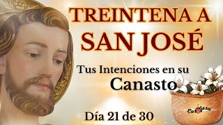 🔴🧺DÍA 21  TREINTENA A SAN JOSÉ🪵 CANASTO DE SAN JOSÉ [upl. by Macey]