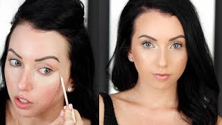 THE BEST POWDER FOUNDATION ROUTINE Glowy Flawless Lightweight Full Coverage [upl. by Lorianne]