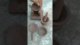 Mini kitchen set Mitti ke khilaune Kitchen toolsvideo viralvideo [upl. by Eusebio]