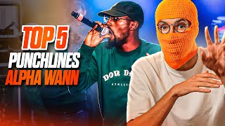 ANALYSE DES 5 MEILLEURES PUNCHLINES DALPHA WANN  Il crache le feu [upl. by Bunny]