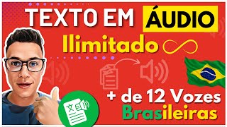 Encontrei  Narrador de Textos com Vozes Reais ilimitadas e Brasileiras [upl. by Lurline117]