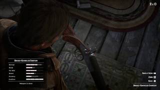 Red Dead Redemption 2  How To Clean Weapons Use Gun Oil Double Barrel Shotgun Tutorial 2018 [upl. by Christianna]