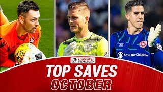 Saves from Hladky Pereria Clark amp More  Octobers Top Saves  SPFL [upl. by Yelac274]