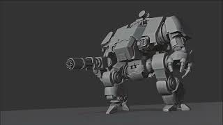 Redemptor Dreadnought Animation  3D Animation  Warhammer 40k [upl. by Gayler]