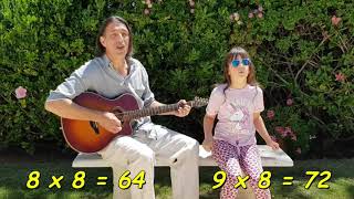 8 Times Tables song Skip counting by 8s song 8x table song you sing and learn  Lesson Starter [upl. by Itagaki]