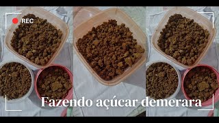 Como fazer açúcar demerara 100 natural [upl. by Atnohs142]