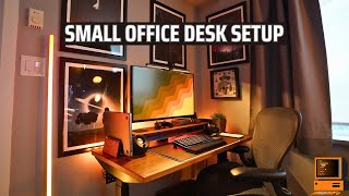 Small Office Desk Setup 2024  Ideas For Your Workspace [upl. by Muna]