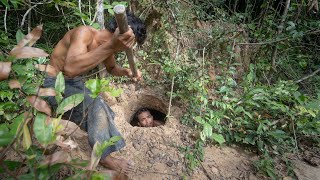 How to Build The Secret Underground Tunnel Underground House by ancient skills [upl. by Laux793]