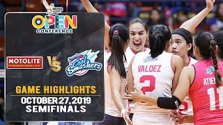 Motolite vs Creamline  October 27 2019  Game Highlights  PVL2019 [upl. by Graehme]