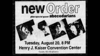 New Order586 Live 8201985 [upl. by Attelliw]