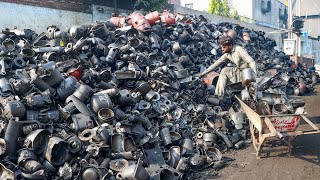 Most Incredible Metal Recycling Process  Steel Bar Manufacturing Process [upl. by Cochard]