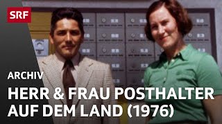 Post auf dem Land 1976  PostGeschichte Schweiz  SRF Archiv [upl. by Doralyn]