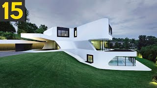 TOP 15 Futuristic Houses [upl. by Judon826]