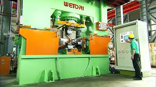 Hydraulic Tee Forming Machine  Product Showcase  IST1000 Wetori Press [upl. by Skrap]